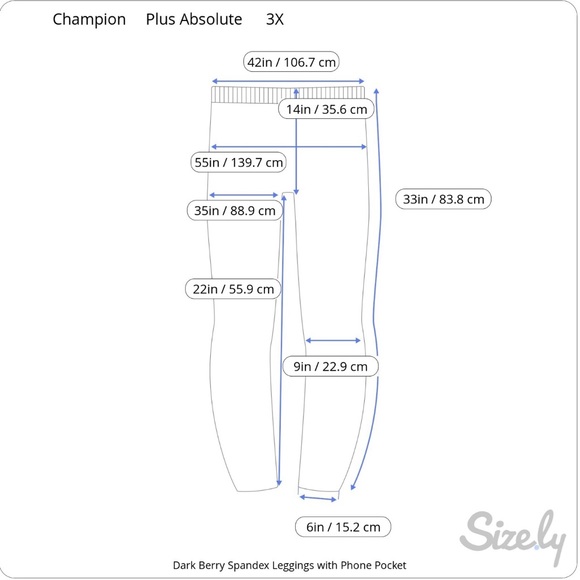 NWT Champion Dark Berry Pocket Compression Leggings - Picture 6 of 10